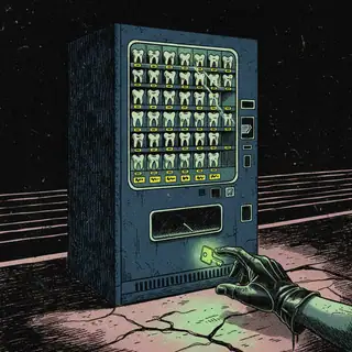 Art for THE VENDING MACHINE WANTS TEETH